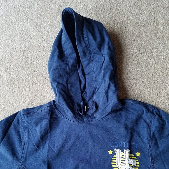 Navy Blue Hoodie Sweatshirt size 13-14 from Europe - Picture 2 of 4